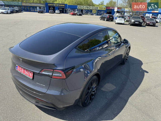 Серый Тесла Model Y, объемом двигателя 0 л и пробегом 28 тыс. км за 29000 $, фото 28 на Automoto.ua
