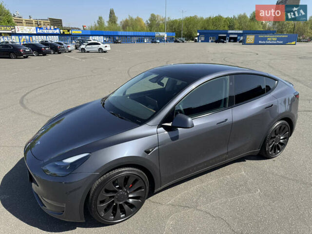 Серый Тесла Model Y, объемом двигателя 0 л и пробегом 28 тыс. км за 29000 $, фото 23 на Automoto.ua