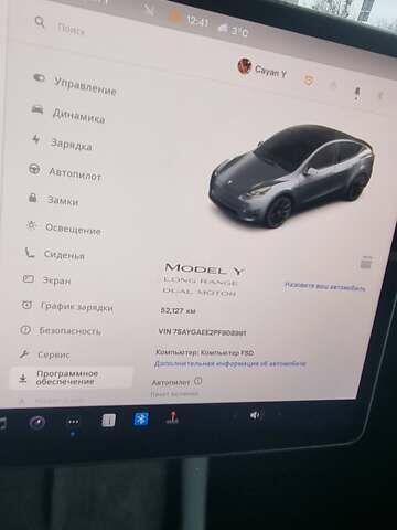 Сірий Тесла Model Y, об'ємом двигуна 0 л та пробігом 52 тис. км за 30000 $, фото 8 на Automoto.ua