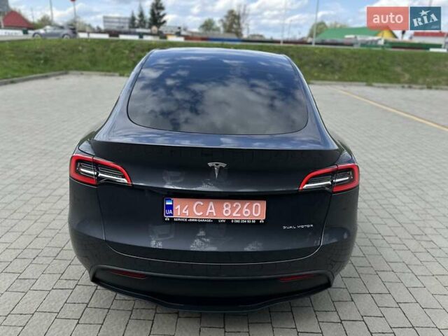 Серый Тесла Model Y, объемом двигателя 0 л и пробегом 9 тыс. км за 28950 $, фото 12 на Automoto.ua