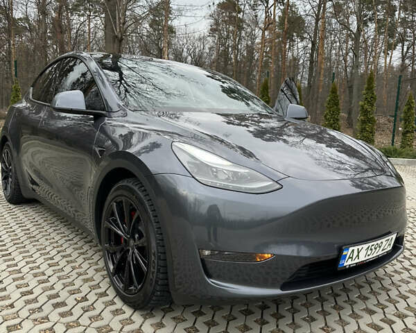 Серый Тесла Model Y, объемом двигателя 0 л и пробегом 22 тыс. км за 32000 $, фото 7 на Automoto.ua