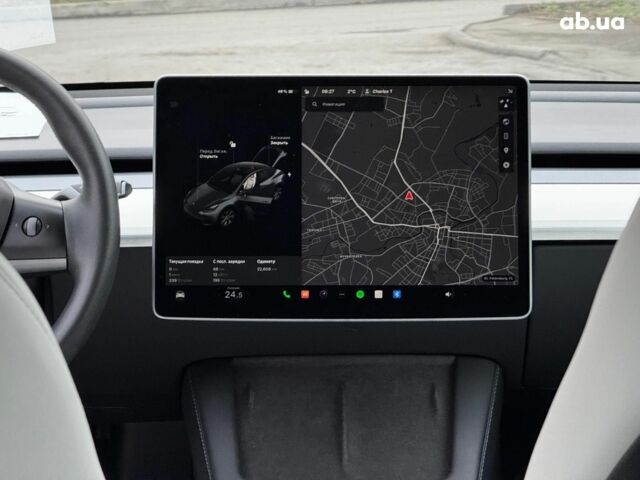 Серый Тесла Model Y, объемом двигателя 0 л и пробегом 22 тыс. км за 25990 $, фото 19 на Automoto.ua