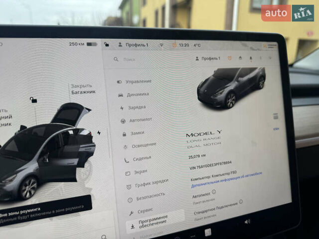 Сірий Тесла Model Y, об'ємом двигуна 0 л та пробігом 25 тис. км за 30000 $, фото 29 на Automoto.ua
