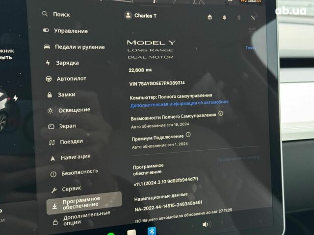 Серый Тесла Model Y, объемом двигателя 0 л и пробегом 22 тыс. км за 25990 $, фото 15 на Automoto.ua
