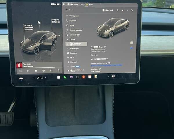 Серый Тесла Model Y, объемом двигателя 0 л и пробегом 17 тыс. км за 33900 $, фото 23 на Automoto.ua