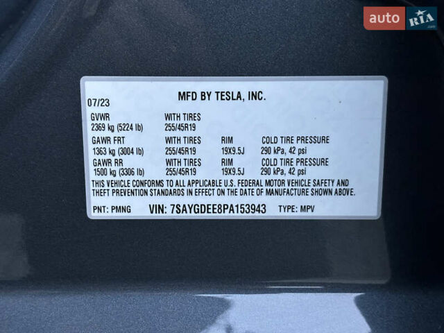 Серый Тесла Model Y, объемом двигателя 0 л и пробегом 10 тыс. км за 24800 $, фото 23 на Automoto.ua