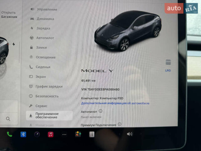 Серый Тесла Model Y, объемом двигателя 0 л и пробегом 66 тыс. км за 27900 $, фото 26 на Automoto.ua