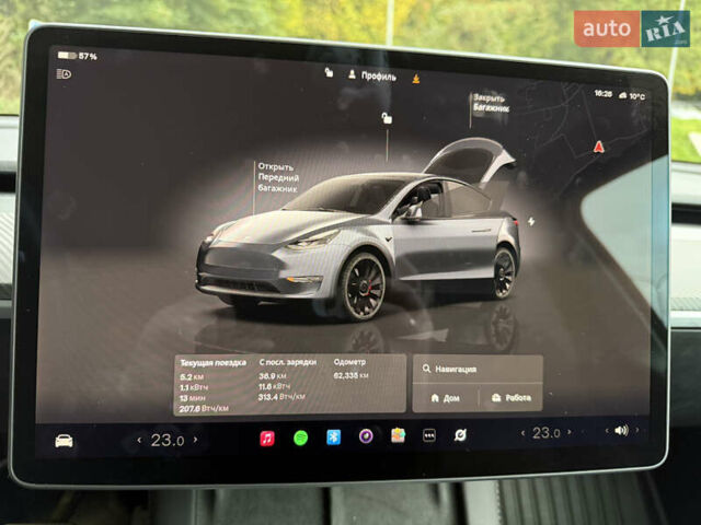 Сірий Тесла Model Y, об'ємом двигуна 0 л та пробігом 63 тис. км за 37799 $, фото 18 на Automoto.ua