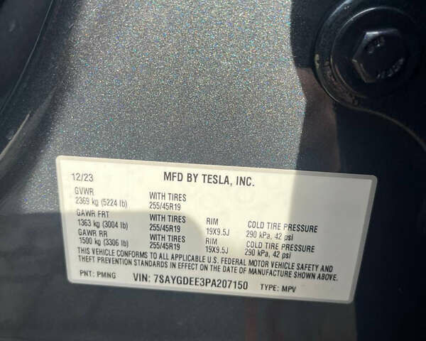 Сірий Тесла Model Y, об'ємом двигуна 0 л та пробігом 22 тис. км за 29000 $, фото 10 на Automoto.ua