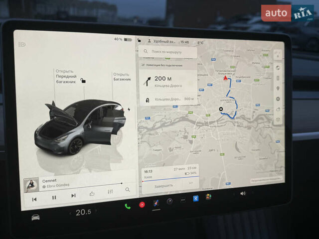 Сірий Тесла Model Y, об'ємом двигуна 0 л та пробігом 34 тис. км за 35000 $, фото 34 на Automoto.ua
