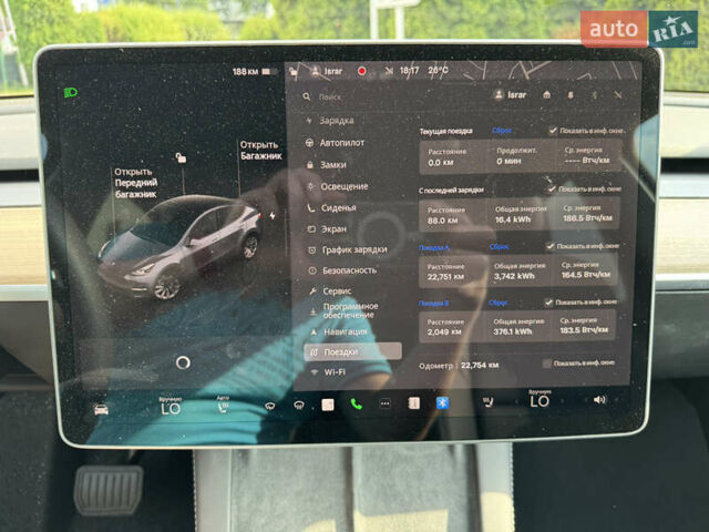 Серый Тесла Model Y, объемом двигателя 0 л и пробегом 24 тыс. км за 30500 $, фото 10 на Automoto.ua