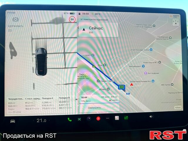 Сірий Тесла Model Y, об'ємом двигуна 0 л та пробігом 46 тис. км за 31000 $, фото 7 на Automoto.ua