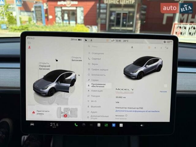 Серый Тесла Model Y, объемом двигателя 0 л и пробегом 20 тыс. км за 42900 $, фото 30 на Automoto.ua