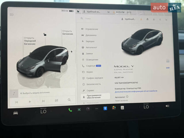 Серый Тесла Model Y, объемом двигателя 0 л и пробегом 49 тыс. км за 27000 $, фото 10 на Automoto.ua