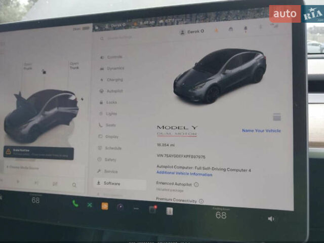 Серый Тесла Model Y, объемом двигателя 0 л и пробегом 29 тыс. км за 27500 $, фото 9 на Automoto.ua