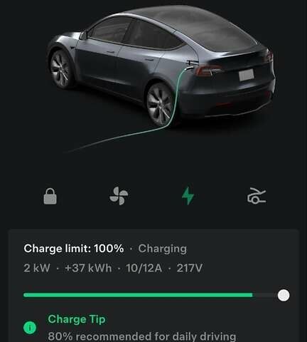 Серый Тесла Model Y, объемом двигателя 0 л и пробегом 15 тыс. км за 27100 $, фото 23 на Automoto.ua