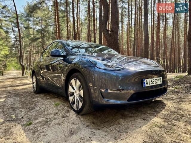 Серый Тесла Model Y, объемом двигателя 0 л и пробегом 15 тыс. км за 27100 $, фото 25 на Automoto.ua