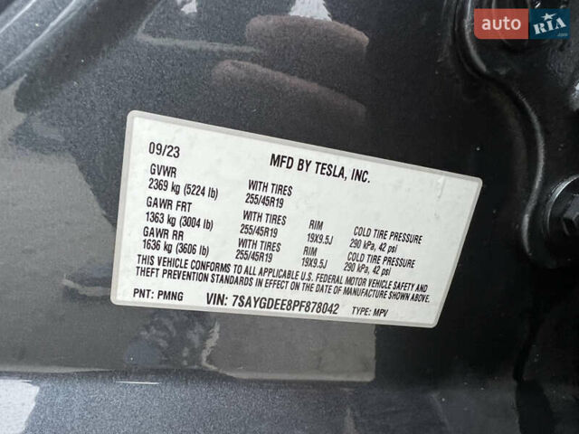 Серый Тесла Model Y, объемом двигателя 0 л и пробегом 52 тыс. км за 27499 $, фото 29 на Automoto.ua