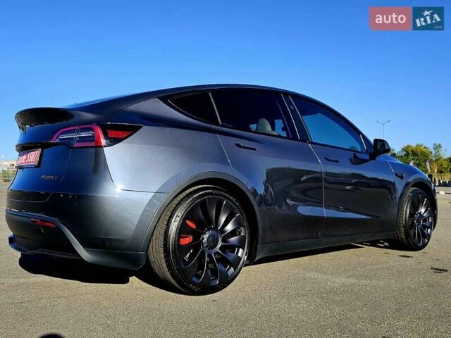 Серый Тесла Model Y, объемом двигателя 0 л и пробегом 29 тыс. км за 27900 $, фото 14 на Automoto.ua