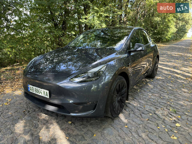Серый Тесла Model Y, объемом двигателя 0 л и пробегом 32 тыс. км за 26500 $, фото 1 на Automoto.ua
