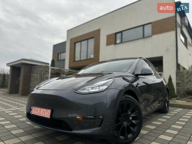 Серый Тесла Model Y, объемом двигателя 0 л и пробегом 7 тыс. км за 29950 $, фото 3 на Automoto.ua