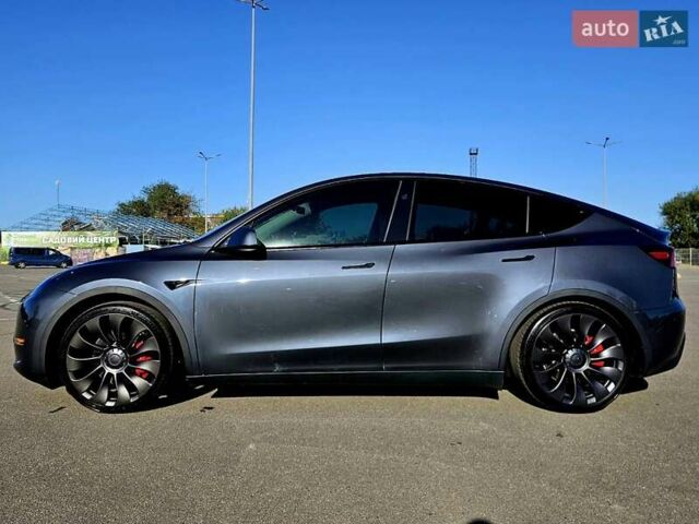 Серый Тесла Model Y, объемом двигателя 0 л и пробегом 29 тыс. км за 27900 $, фото 5 на Automoto.ua