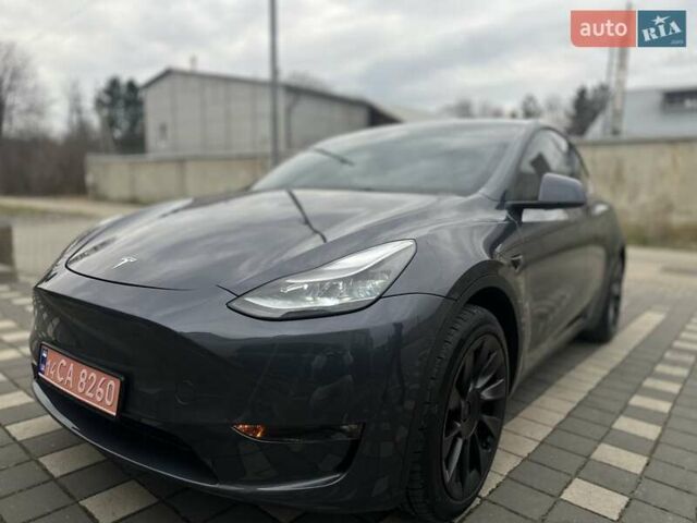 Серый Тесла Model Y, объемом двигателя 0 л и пробегом 7 тыс. км за 29950 $, фото 15 на Automoto.ua