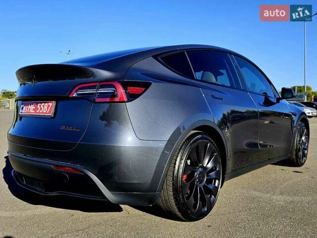 Серый Тесла Model Y, объемом двигателя 0 л и пробегом 29 тыс. км за 27900 $, фото 13 на Automoto.ua