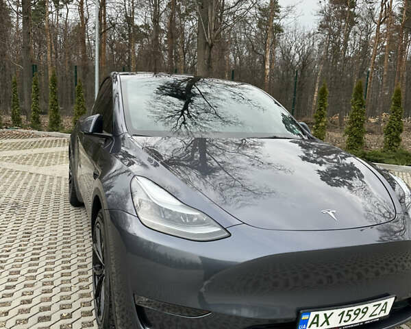 Серый Тесла Model Y, объемом двигателя 0 л и пробегом 22 тыс. км за 32000 $, фото 15 на Automoto.ua
