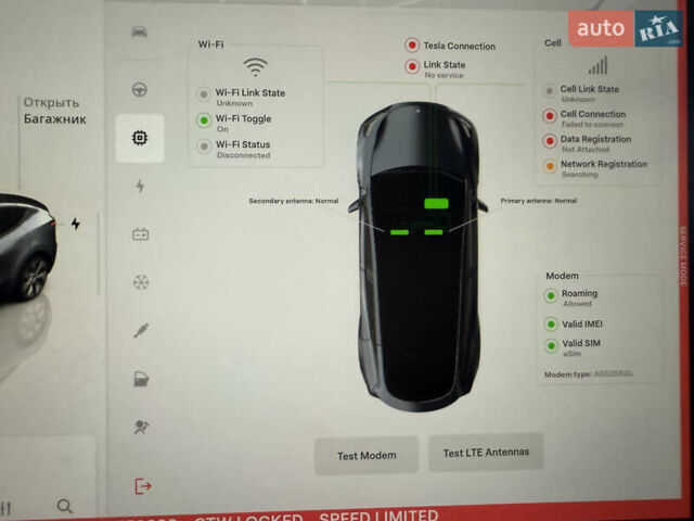 Серый Тесла Model Y, объемом двигателя 0 л и пробегом 32 тыс. км за 24900 $, фото 19 на Automoto.ua