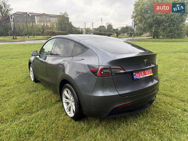 Серый Тесла Model Y, объемом двигателя 0 л и пробегом 44 тыс. км за 26900 $, фото 6 на Automoto.ua