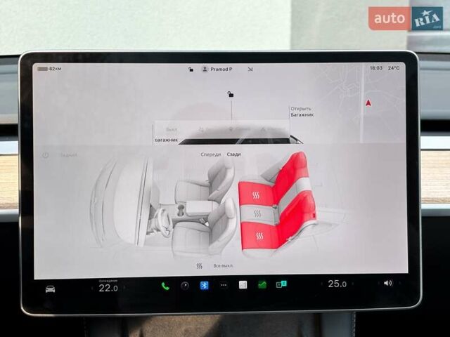 Серый Тесла Model Y, объемом двигателя 0 л и пробегом 1 тыс. км за 34500 $, фото 22 на Automoto.ua