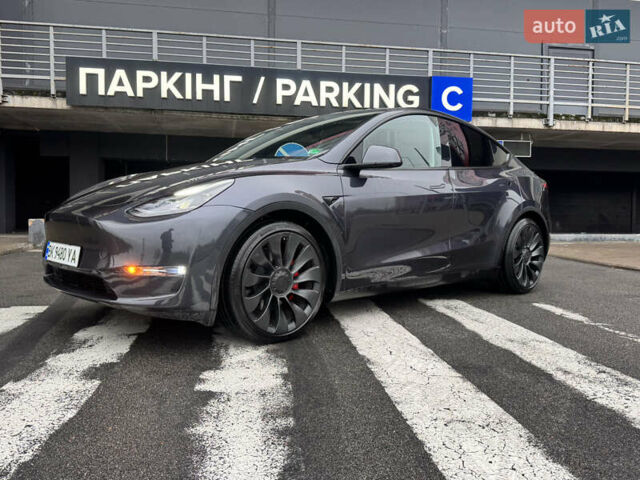 Сірий Тесла Model Y, об'ємом двигуна 0 л та пробігом 8 тис. км за 33300 $, фото 5 на Automoto.ua