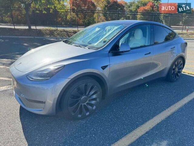 Серый Тесла Model Y, объемом двигателя 0 л и пробегом 15 тыс. км за 28500 $, фото 6 на Automoto.ua