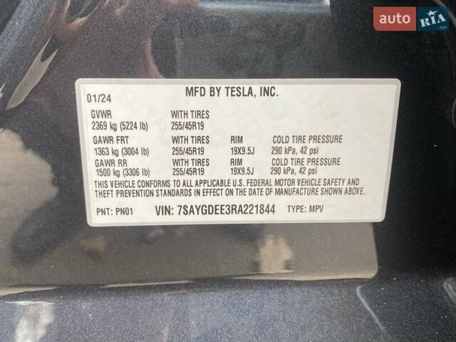 Сірий Тесла Model Y, об'ємом двигуна 0 л та пробігом 33 тис. км за 31000 $, фото 15 на Automoto.ua