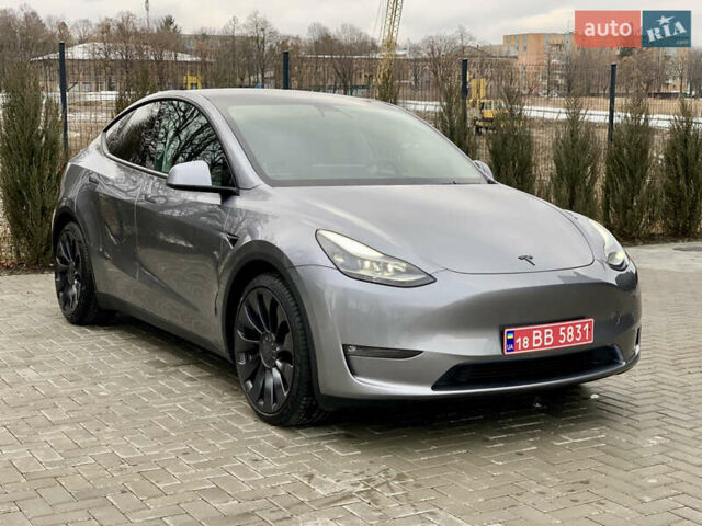 Серый Тесла Model Y, объемом двигателя 0 л и пробегом 5 тыс. км за 42500 $, фото 11 на Automoto.ua