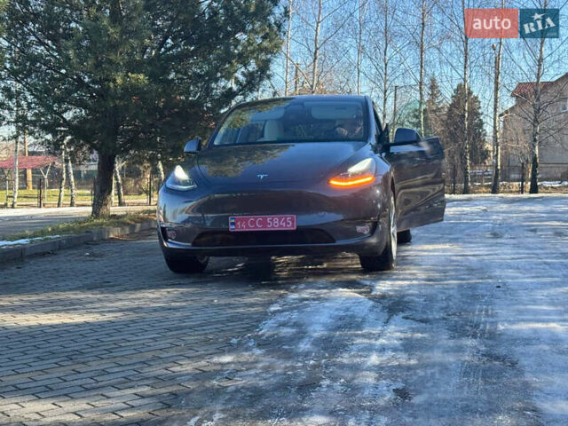 Серый Тесла Model Y, объемом двигателя 0 л и пробегом 9 тыс. км за 29500 $, фото 13 на Automoto.ua