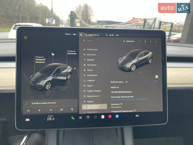Сірий Тесла Model Y, об'ємом двигуна 0 л та пробігом 16 тис. км за 26000 $, фото 27 на Automoto.ua