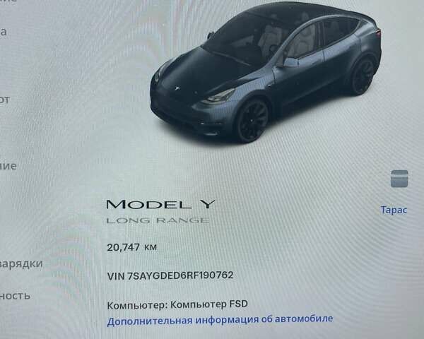 Серый Тесла Model Y, объемом двигателя 0 л и пробегом 20 тыс. км за 25000 $, фото 6 на Automoto.ua