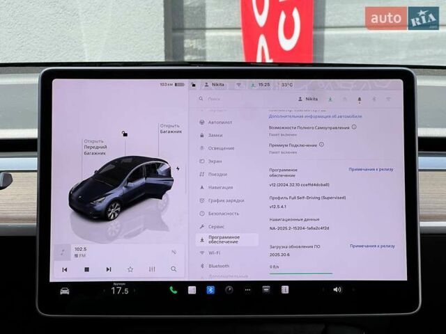 Сірий Тесла Model Y, об'ємом двигуна 0 л та пробігом 11 тис. км за 31700 $, фото 16 на Automoto.ua