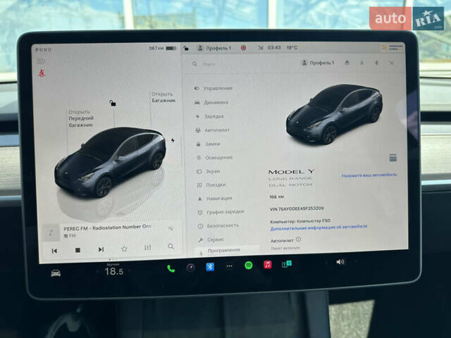 Серый Тесла Model Y, объемом двигателя 0 л и пробегом 1 тыс. км за 35490 $, фото 56 на Automoto.ua