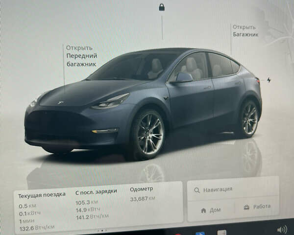 Серый Тесла Model Y, объемом двигателя 0 л и пробегом 33 тыс. км за 29000 $, фото 8 на Automoto.ua