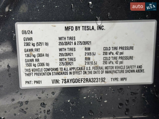 Сірий Тесла Model Y, об'ємом двигуна 0 л та пробігом 8 тис. км за 33300 $, фото 15 на Automoto.ua
