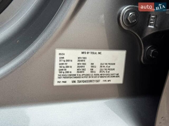Сірий Тесла Model Y, об'ємом двигуна 0 л та пробігом 26 тис. км за 37500 $, фото 23 на Automoto.ua