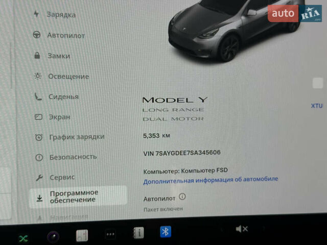 Сірий Тесла Model Y, об'ємом двигуна 0 л та пробігом 5 тис. км за 29500 $, фото 11 на Automoto.ua