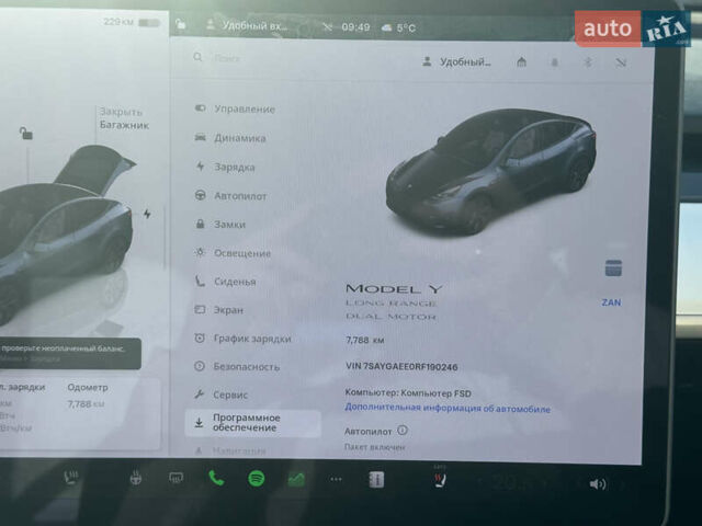 Серый Тесла Model Y, объемом двигателя 0 л и пробегом 8 тыс. км за 28700 $, фото 10 на Automoto.ua