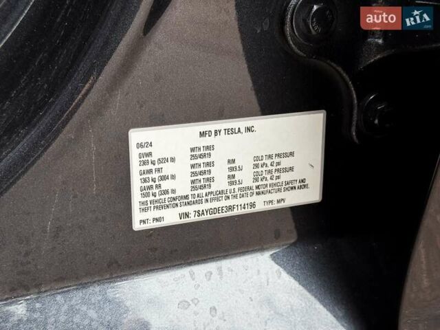 Серый Тесла Model Y, объемом двигателя 0 л и пробегом 24 тыс. км за 33500 $, фото 22 на Automoto.ua
