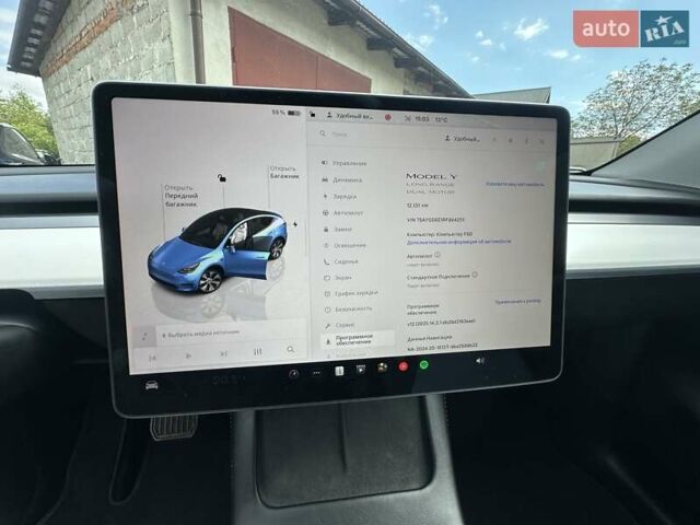 Серый Тесла Model Y, объемом двигателя 0 л и пробегом 12 тыс. км за 28400 $, фото 1 на Automoto.ua