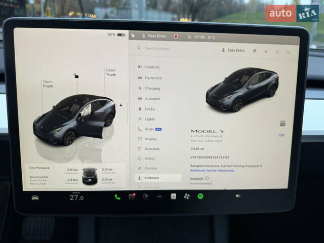 Серый Тесла Model Y, объемом двигателя 0 л и пробегом 5 тыс. км за 29490 $, фото 8 на Automoto.ua