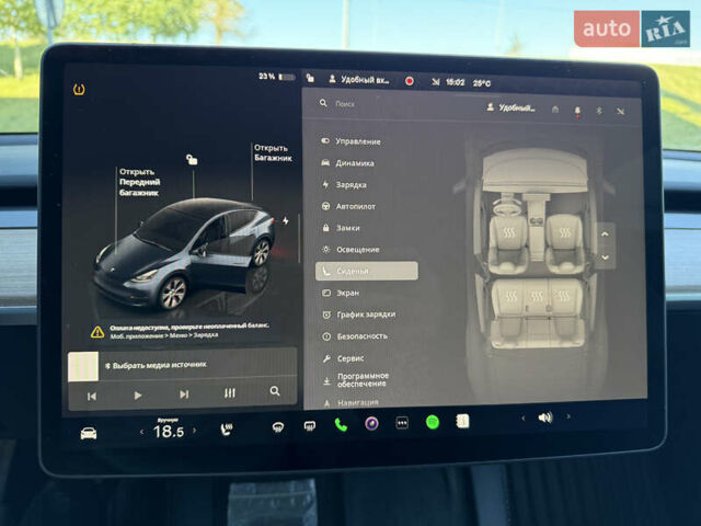 Серый Тесла Model Y, объемом двигателя 0 л и пробегом 23 тыс. км за 29800 $, фото 22 на Automoto.ua